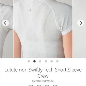 Lululemon women’s swiftly tech 2.0 short sleeve